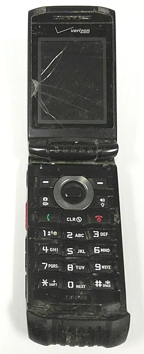 Casio G zOne Ravine 2 II C781 Black Verizon Flip Phone eBay