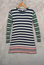 Loves And Friends Knit Sweater Dress Womens Size Small Striped