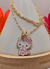 Sweet In Pink Hello Kitty Charm Necklace