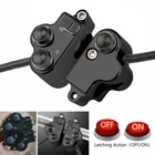 Universal 22mm 7/8" Motorcycle Handle Bar Switch Gear Light Indicator Control US