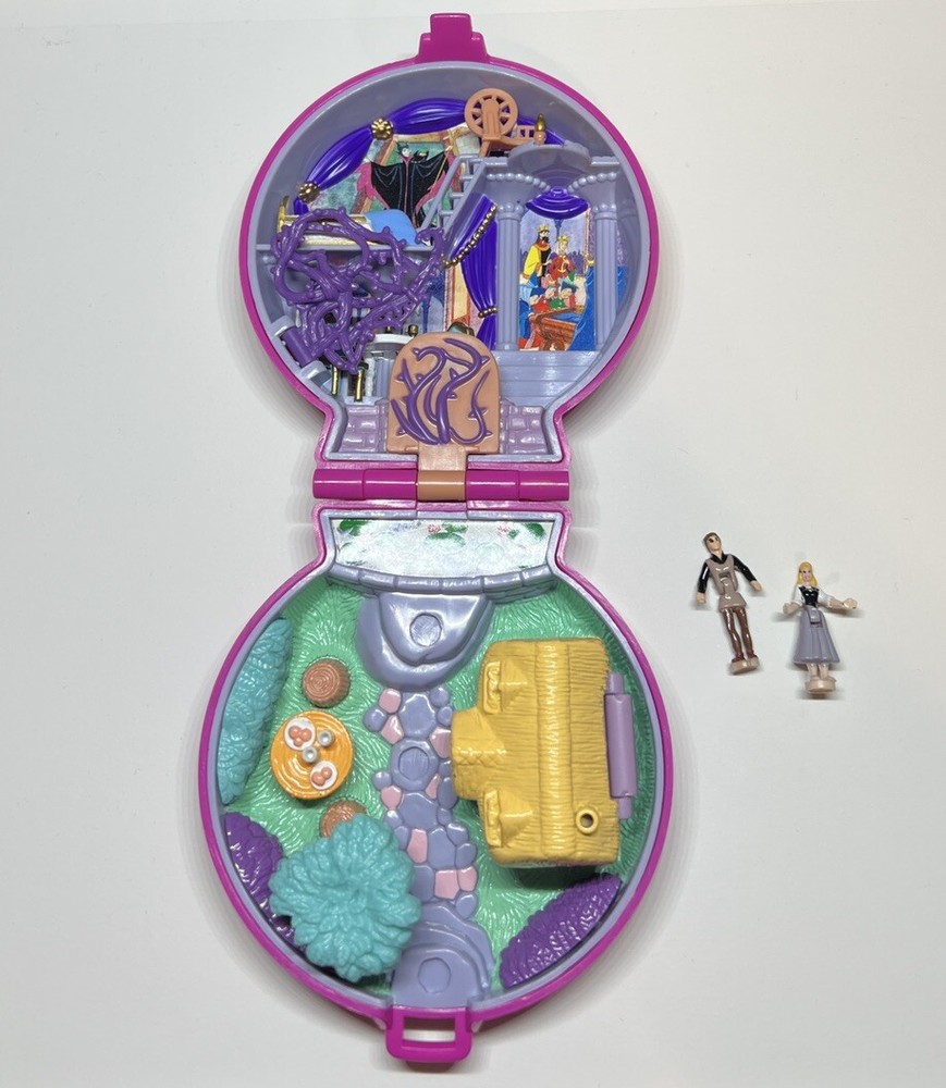Vintage Bluebird Disney Polly pocket 1996 Sleeping Beauty Playset