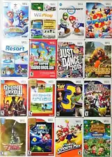 Nintendo Wii Games R -Z TESTED Huge selection BULK DISCOUNTS