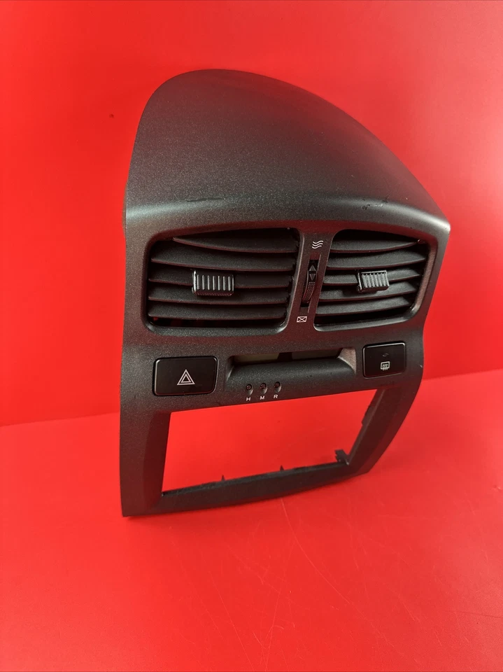 Hyundai Santa Fe 2001-2006 radio bisel tablero moldura panel ventilación central 2005 2004 OEM Foto 2 de 4