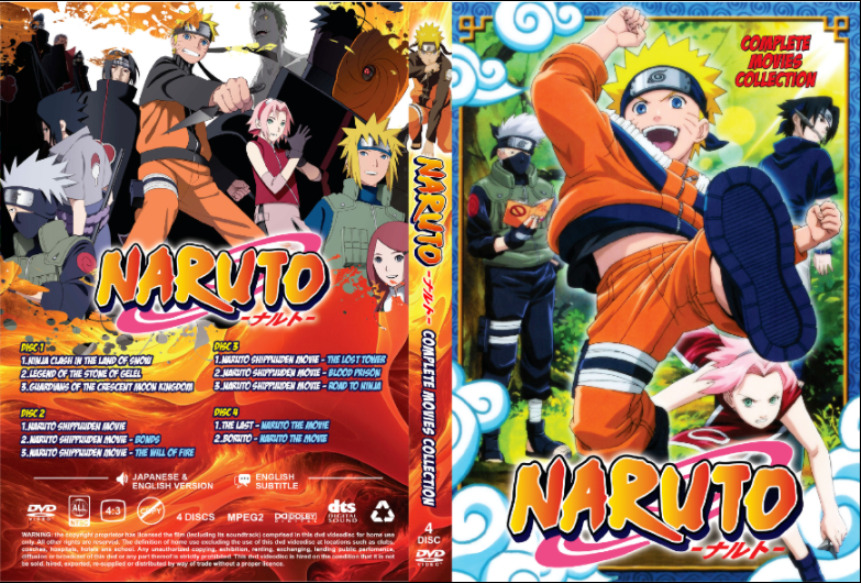 NARUTO SHIPPUDEN ( BOX 4 ) - ANIME TV SERIES DVD ( 401-500 EPS ) (ENG DUB)