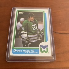 1986-87 Topps Dana Murzyn #58 Hartford Whalers
