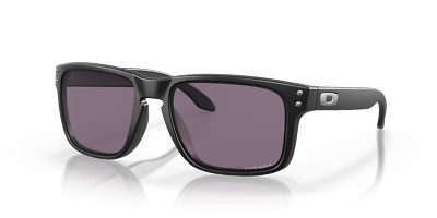 Oakley Holbrook Matte Black/Prizm Grey 57 mm Men's Sunglasses OO9102-E855