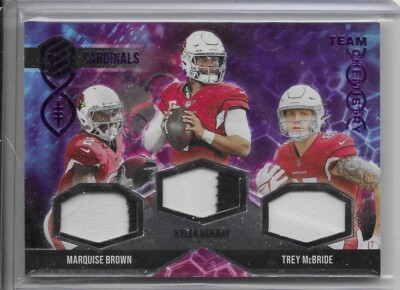 2022 Elemements Team Chemistry Triple Patch- Kyler Murray, Brown, McBride /25