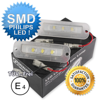 2x OEM KENNZEICHENLEUCHTE LED KENNZEICHENBELEUCHTUNG FÜR MERCEDES G-KLASSE W463