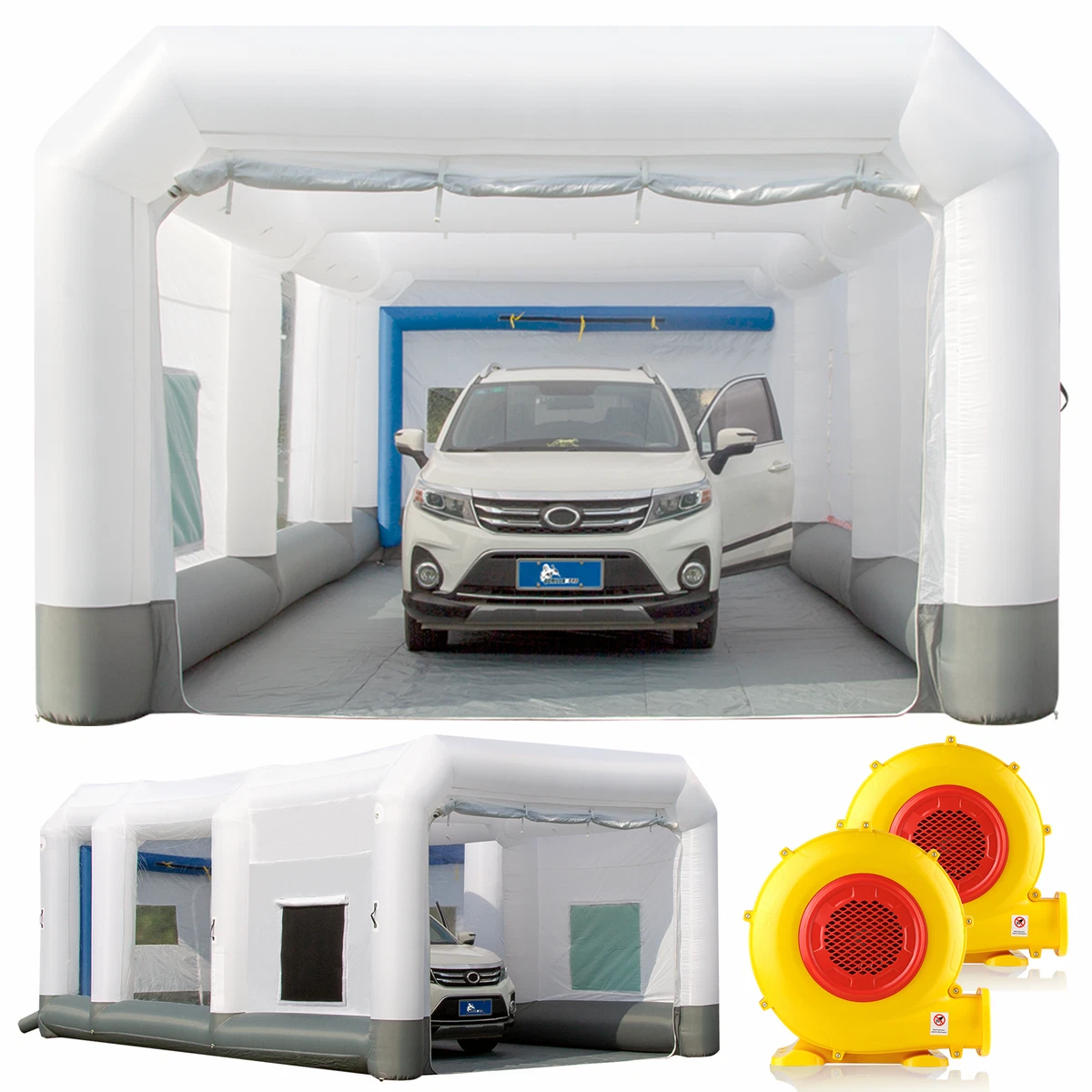 GORILLASPRO Inflatable Paint Booth 13x10x8Ft With 750W, 60 OFF