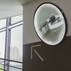 12" Traffic Convex Mirror Wide Angle Safety Store  Corner Blind Spot Security
