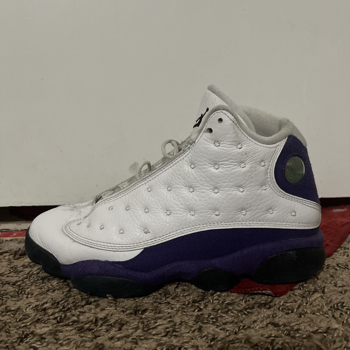 Size Air Jordan 13 Retro Lakers (No Box) 193150594328|
