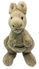 Vintage Be Careful Kangaroo Plush Stuffed Animal 10" Soundprints Smithsonian 98