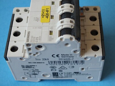 Siemens Leitungsschutzschalter 5SY4325-7+5ST3010 C25
