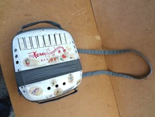 Vintage Hero Childrens Accordion Toy  - Works