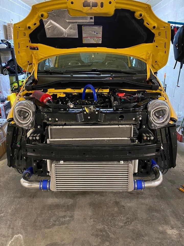 Intercooler maggiorato 500 abarth Bar & Plate 9lt - Abarth 500/595 - Oltre 350cv - Immagine 3 di 4