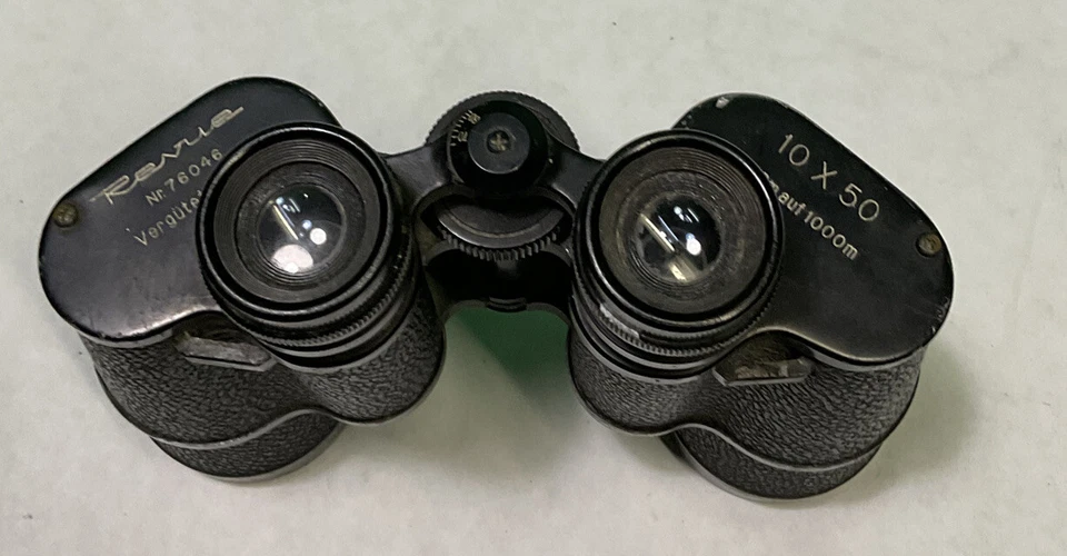 Vintage Revue Vergutete Optik 10 X 50 - 88m Auf 1000M Binoculars # No.76046 - Image 2 of 4