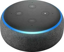 NEW Amazon Echo Dot 3rd Gen Smart Speaker with Alexa Voice Control Charcoal