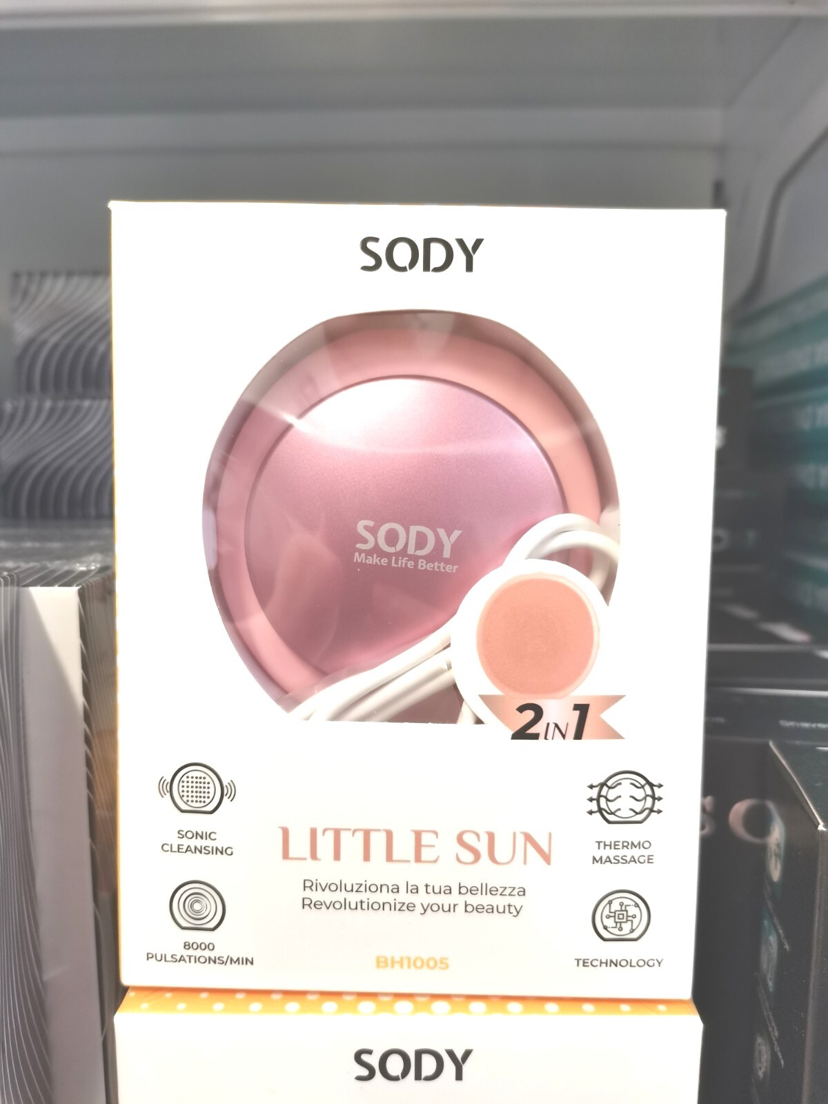 Sody Spazzola Viso: Rimuove 99,5% Impurità - Pulizia Viso Professionale