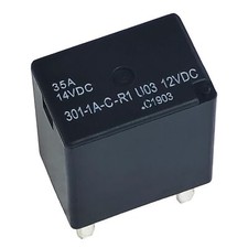 301-1A-C-R1 U03 12VDC 35A 4Pins Automotive Plug in Relaywith SPST Contact Con...