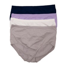 Fruit of the Loom Women Breathable 4-Pack Briefs Multi Size 9 6554