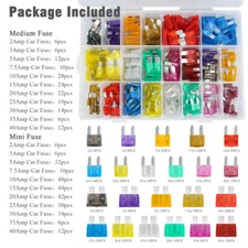 420Pcs Auto Blade Fuse Assortment Kit Set Car Truck Motorcycle Boat Fuses US