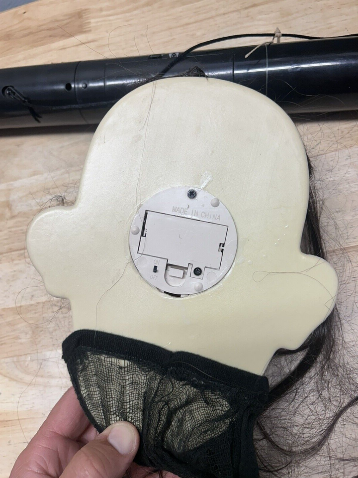 Vintage Halloween 2008 Gemmy Floating Donna The Dead Head Animated Prop