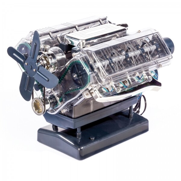Thumbnail - V8 Motor Lernpaket Zum Selber Bauen Sportwagen Modellmotor Franzis