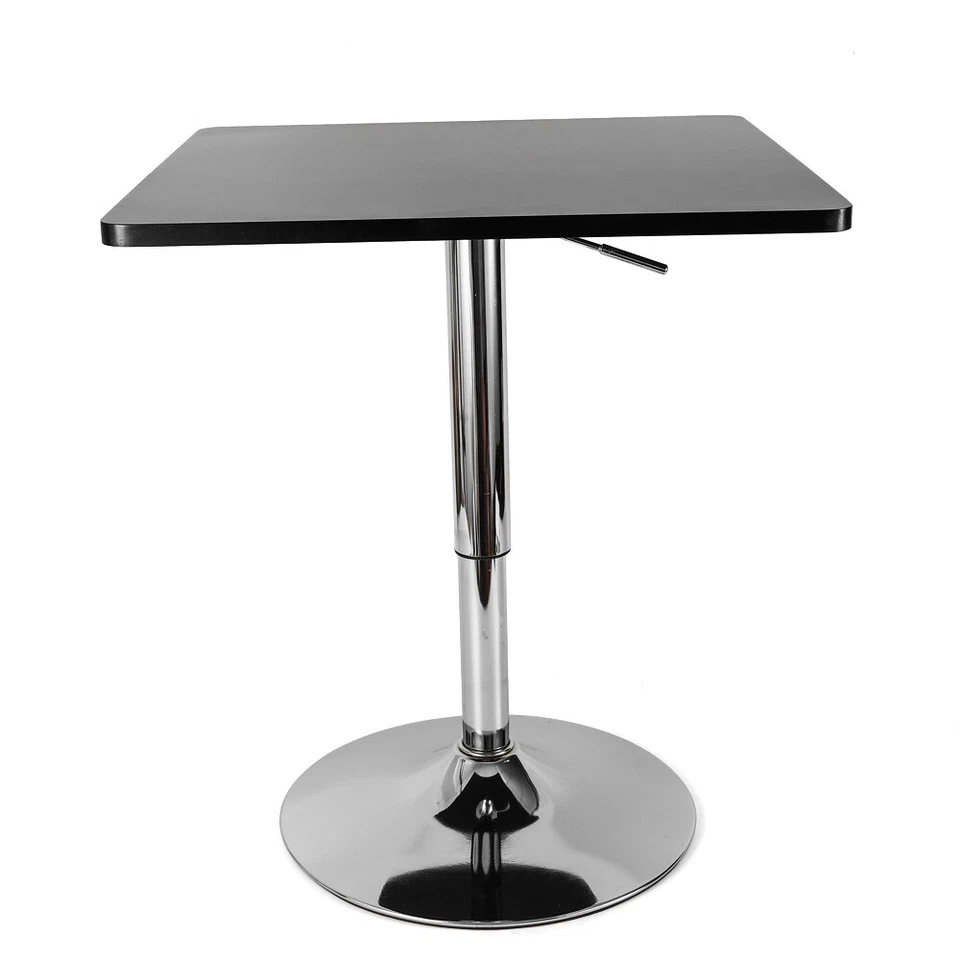Modern Bar Table, Bar Table H?Adjustable 70-90cm, Sturdy Round Base - Image 2 of 4