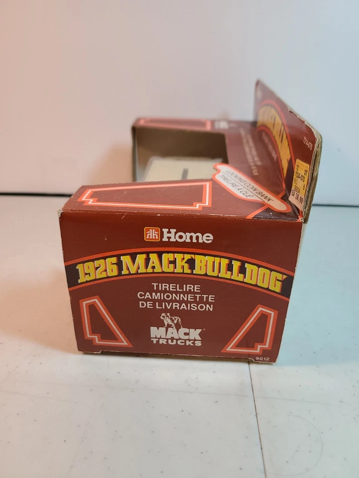 Camión de reparto Bulldog 1989 Ertl 1926 y banco de cajas en caja con llave herrajes para el hogar Foto 3 de 4