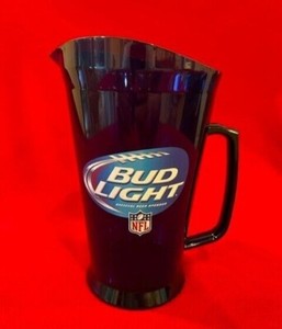 Beer Pitcher BLUE BUD LIGHT NFL Bar-ware Plastic