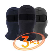 3 Pcs Balaclava Windproof Full Face Mask Thermal Helmet Liner for Cold Weather