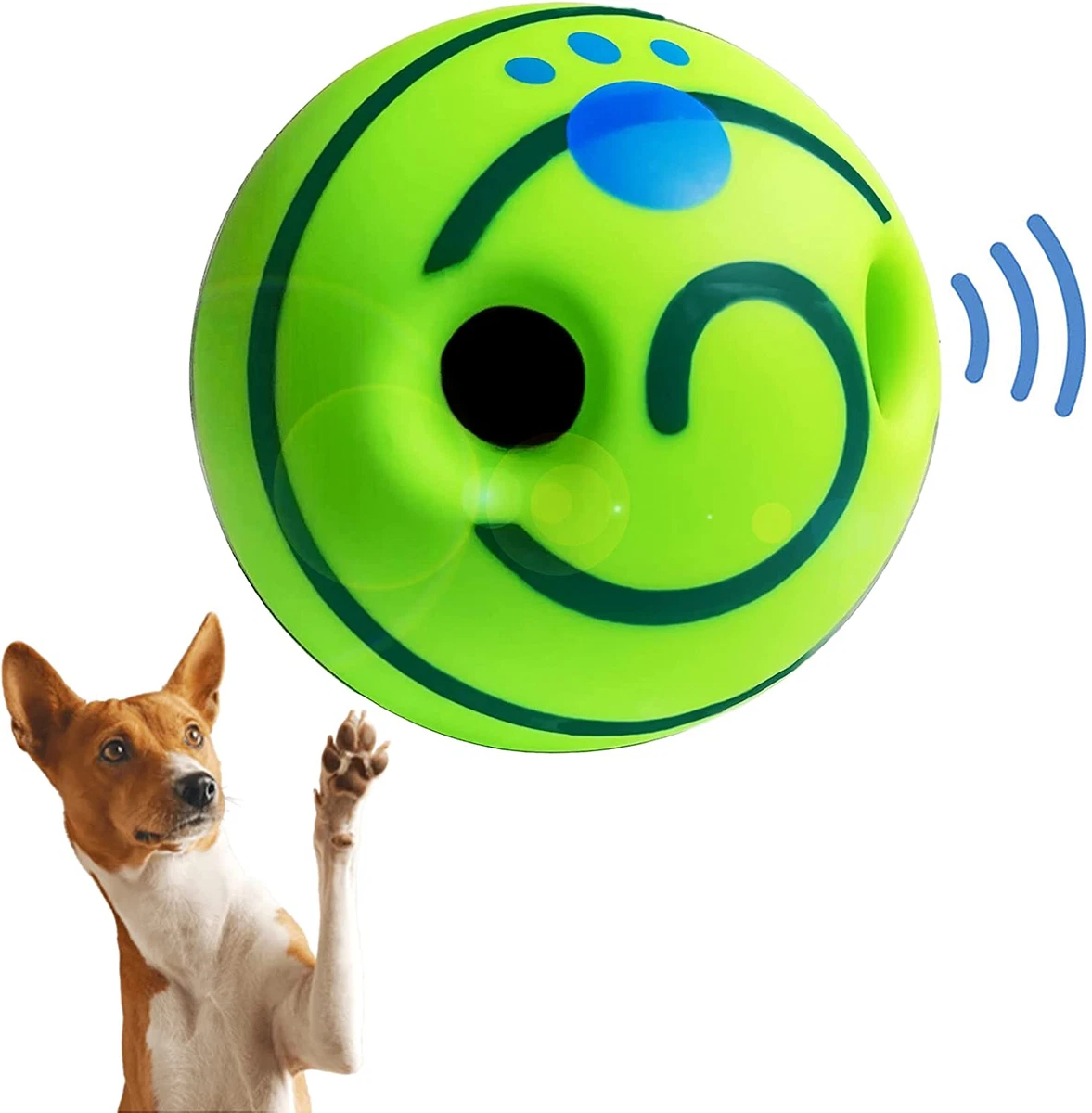 Wobble Giggle Dog Treat Ball,Interactive Dog Toys Ball,Dog