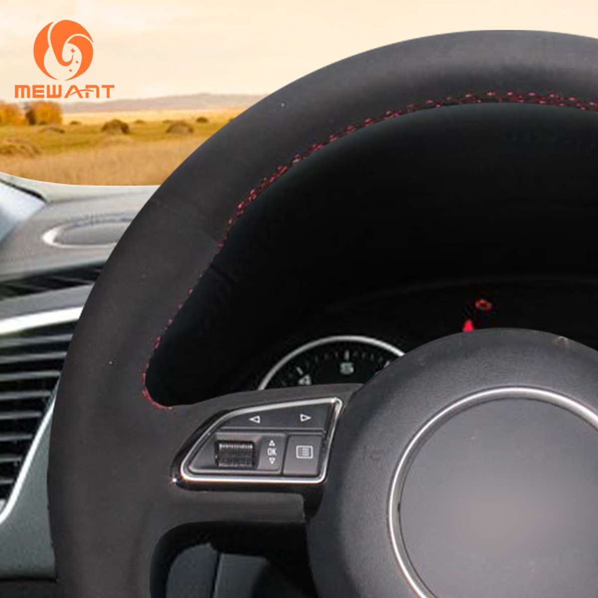 Housse De Volant 3D Cuir Pour Renault Clio 3 (2005-2012) - Customisation Manuelle, Antidérapante, Protection Et Style - 6