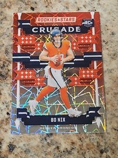 Bo Nix Crusade Red Plaid 2024 Rookies And Stars C-BNX Lazer Longevity