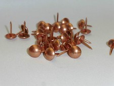 UPHOLSTERY NAILS STUDS TACKS PINS Fifteen colour finishes PACKS of 100