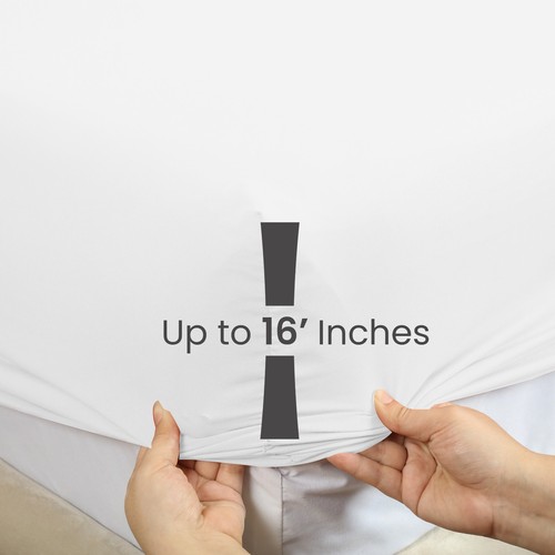6 Piece Sheet Set – Deep Pocket Fitted Sheet, Flat Sheet, Pillowcases - Picture 46 of 48