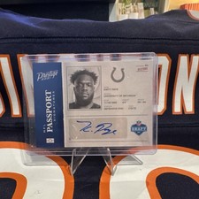 Panini 2021 Prestige Kwity Paye Colts Rookie Autograph NFL Passport Signatures