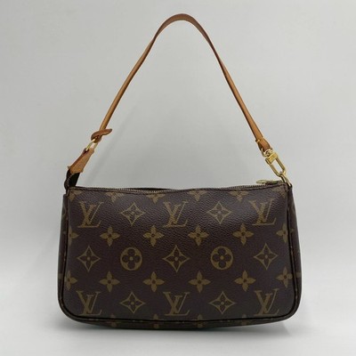 LOUIS VUITTON Pochette Accessoires Monogram Pouch M51980 Authentic AR1013