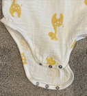Aden + Anais Long Sleeve Giraffes One-Piece Sleeper Bodysuit Size 6-9 Months — photo 5