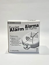 Family Gard Smoke Alarm 2 Pack Battery Operated White FG200B2