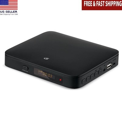 Mini DVD Player 1080p HDMI Remote Built-in Speakers USB Port NTSC Output Black