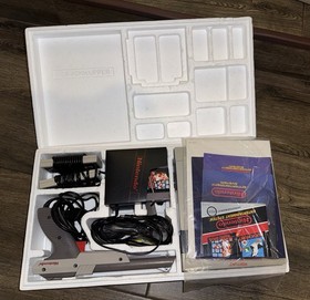 TESTED Nintendo Entertainment System NES Action Set w/Box Gray Zapper CIB. READ!