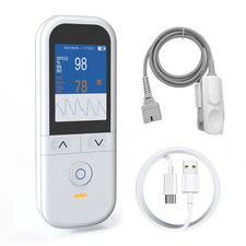 Medical Grade Pulse Oximeter for Adults - Continuous Monitoring, Adjustable Spo2