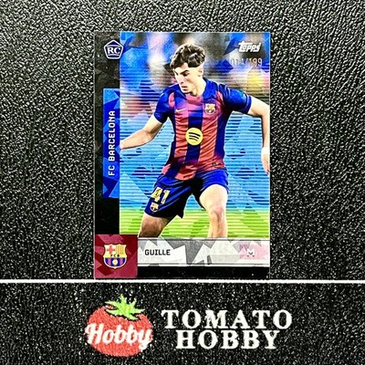 GUILLE FERNANDEZ RC /199 AQUA ICY REFRACTOR TOPPS FAN TEAM SET 2025-26 BARCELONA