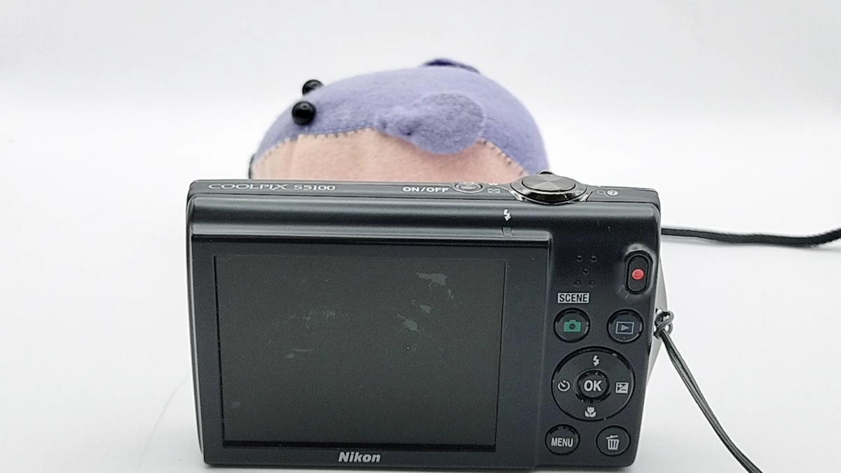 No Flash] Nikon COOLPIX S5100 Black 12.2MP 5x Digital Camera w/Box