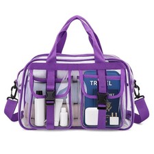- Transparent Tote/crossbody bag for Women Men, Lunch Bag, Waterproof PVC ...