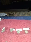 Lot Of 4 US Barber Quarters Silver