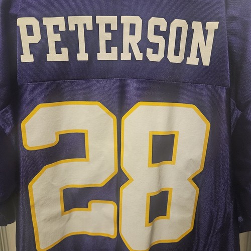 Minnesota Vikings Adrian Peterson NFL Team Apparel Jersey Men’s Size L Large - Picture 9 of 9