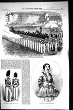 Old 1855 Madame Bosia Italian Opera Costume Artillery Company Review Victorian