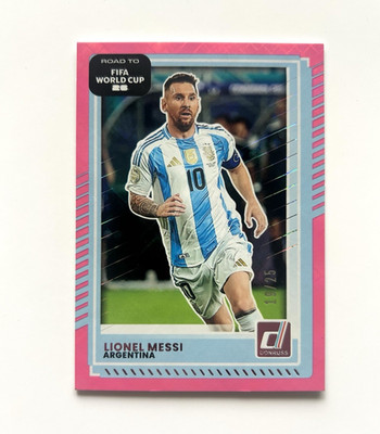 Panini Donruss Lionel Messi 2025-26 Road to FIFA World Cup #154 Argentina /25
